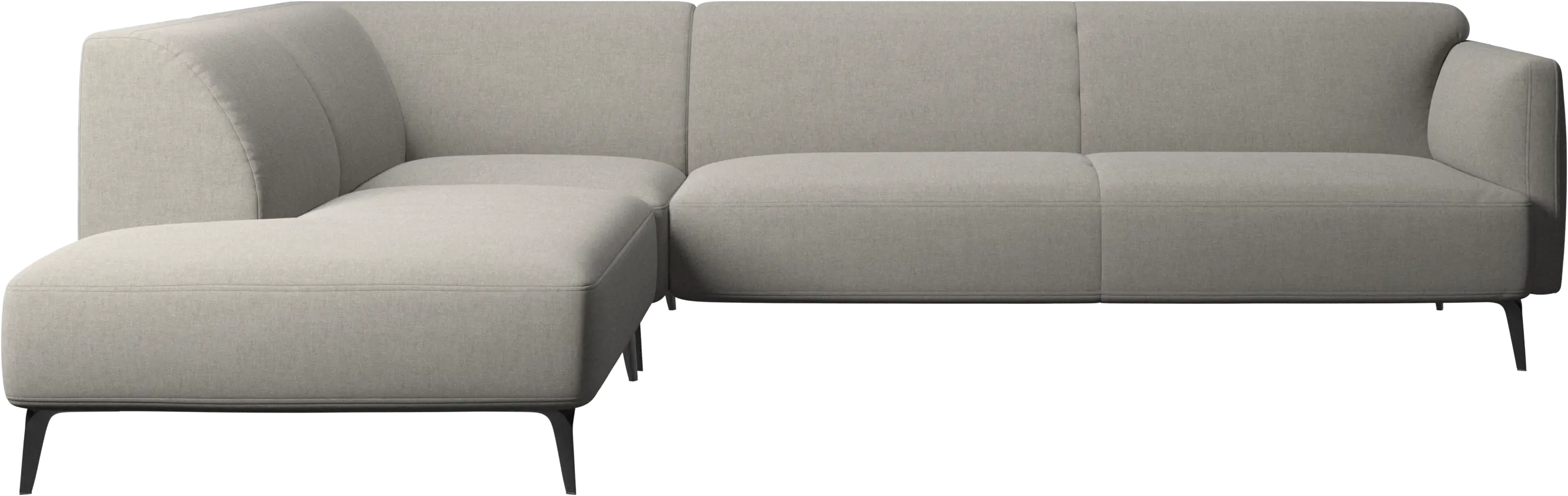 Modena corner sofa with lounging unit